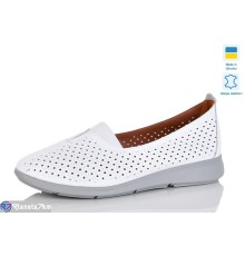 Балетки жіночі на літо (6 пар р.37-41) білий  "LIKA"