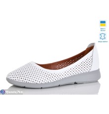 Балетки жіночі на літо (6 пар р.37-41) білий  "LIKA"