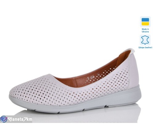 Балетки жіночі на літо (6 пар р.37-41) сірий  "LIKA"