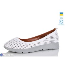 Балетки жіночі на літо (6 пар р.37-41) білий  "LIKA"