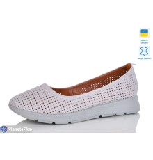 Балетки жіночі на літо (6 пар р.37-41) сірий  "LIKA"