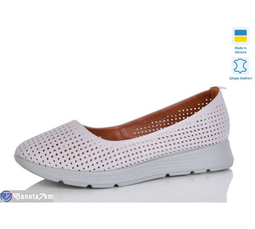 Балетки жіночі на літо (6 пар р.37-41) сірий  "LIKA"