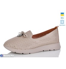 Туфлі жіночі на літо (6 пар р.37-41) коричневий  "LIKA"