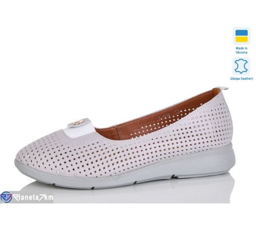 Балетки жіночі на літо (6 пар р.37-41) сірий  "LIKA"