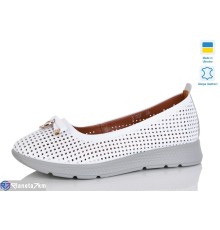 Балетки жіночі на літо (6 пар р.37-41) білий  "LIKA"