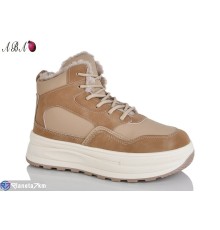 Кросівки жіночі на зиму (8 пар р.36-41) бежевий  "Aba"