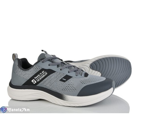 Кросівки чоловічі на весну/осінь (8 пар р.41-45) сірий  "Mirella"