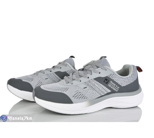 Кросівки чоловічі на весну/осінь (8 пар р.41-45) сірий  "Mirella"