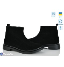 Черевики жіночі на зиму (6 пар р.37-40) чорний  "Linda"