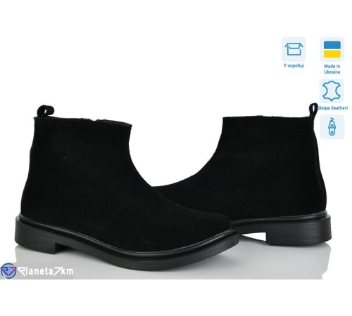 Черевики жіночі на зиму (6 пар р.37-40) чорний  "Linda"