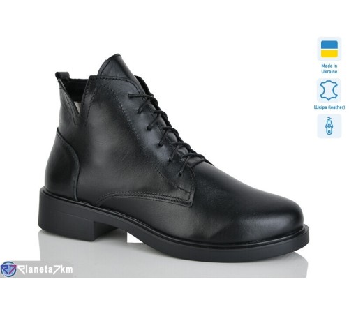 Черевики жіночі на зиму (6 пар р.37-41) чорний  "LIKA"