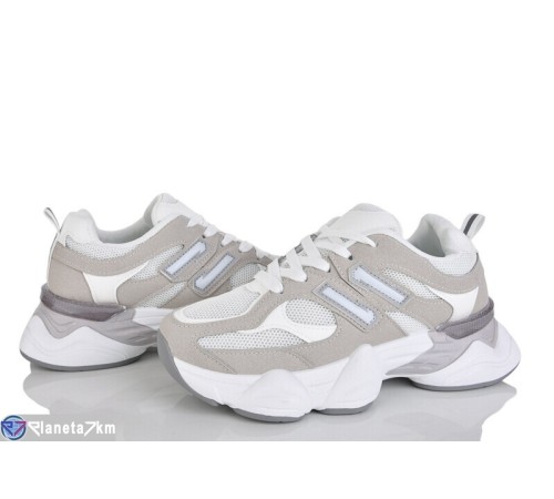 Кросівки жіночі на весну/осінь (8 пар р.36-41) сірий  "LAIFA"