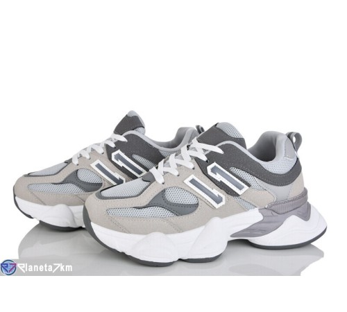 Кросівки жіночі на весну/осінь (8 пар р.36-41) сірий  "LAIFA"