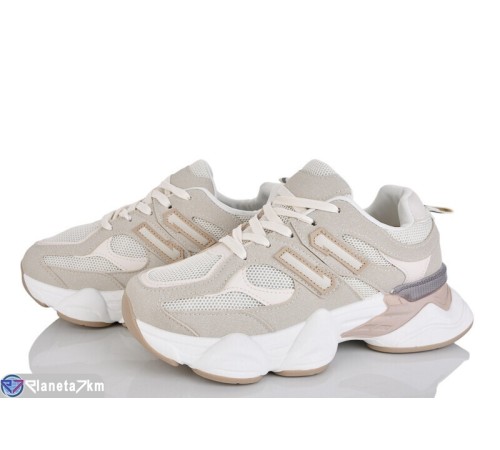 Кросівки жіночі на весну/осінь (8 пар р.36-41) бежевий  "LAIFA"