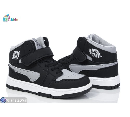 Дитячі кросівки на весну/осінь (8 пар р.32-37) чорний  "BBT"