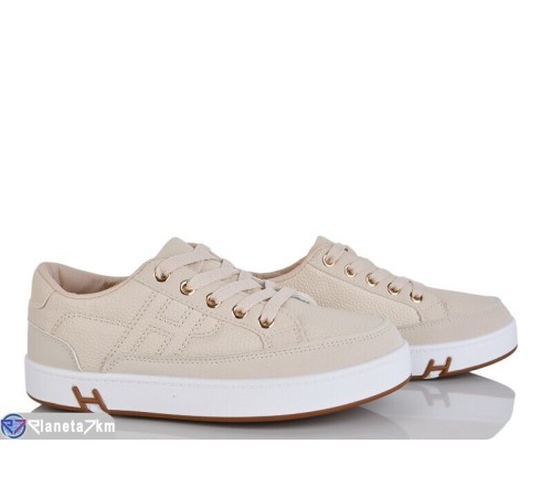 Кросівки жіночі на весну/осінь (8 пар р.36-41) бежевий  "LOREDANA"