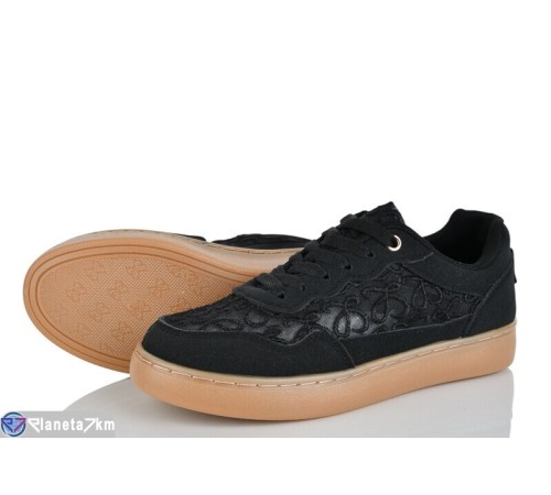 Кросівки жіночі на літо (8 пар р.36-41) чорний  "LOREDANA"