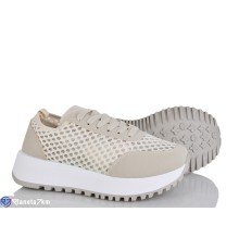 Кросівки жіночі на літо (8 пар р.36-41) бежевий  "LOREDANA"