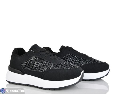 Кросівки жіночі на весну/осінь (8 пар р.36-41) чорний  "LOREDANA"