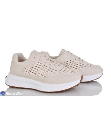 Кросівки жіночі на весну/осінь (8 пар р.36-41) бежевий  "LOREDANA"