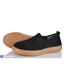 Сліпони жіночі на літо (8 пар р.36-41) чорний  "LOREDANA"