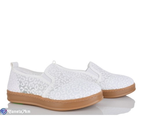 Сліпони жіночі на літо (8 пар р.36-41) білий  "LOREDANA"