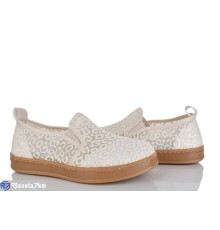 Сліпони жіночі на літо (8 пар р.36-41) бежевий  "LOREDANA"