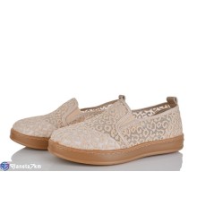 Сліпони жіночі на літо (8 пар р.36-41) бежевий  "LOREDANA"