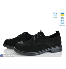 Туфлі жіночі на весну/осінь (6 пар р.36-41) чорний  "FOX"