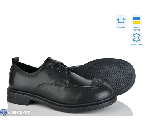 Туфлі жіночі на весну/осінь (6 пар р.36-41) чорний  "FOX"