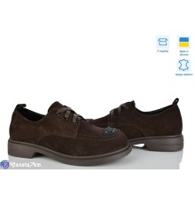 Туфлі жіночі на весну/осінь (6 пар р.36-41) коричневий  "FOX"