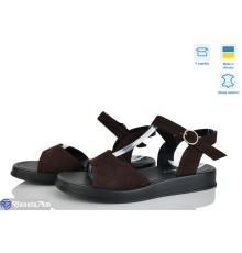 Босоніжки жіночі на літо (8 пар р.36-41) коричневий  "FOX"