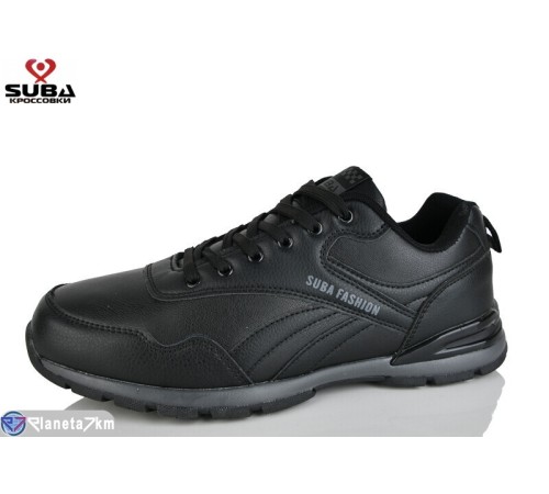 Кросівки чоловічі на весну/осінь (8 пар р.41-46) чорний  "SUBA"