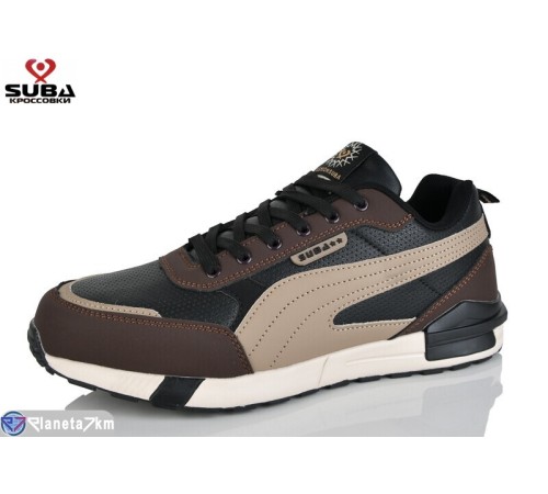 Кросівки чоловічі на весну/осінь (8 пар р.41-46) чорний  "SUBA"