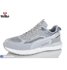 Кросівки чоловічі на весну/осінь (8 пар р.41-46) сірий  "SUBA"