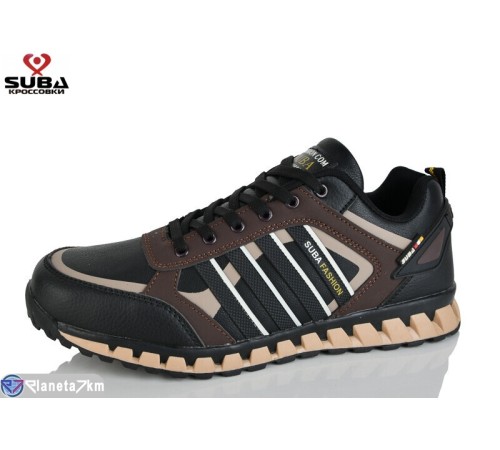 Кросівки чоловічі на весну/осінь (8 пар р.41-46) чорний  "SUBA"