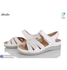 Босоніжки жіночі на літо (8 пар р.37-42) білий  "Chunsen"