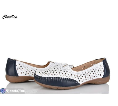 Туфлі жіночі на літо (8 пар р.37-42) білий  "Chunsen"