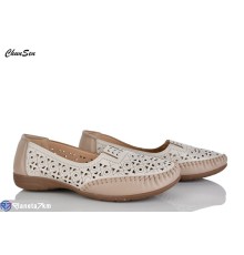 Туфлі жіночі на літо (8 пар р.37-42) бежевий  "Chunsen"