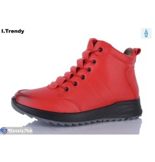 Черевики жіночі на весну/осінь (8 пар р.36-41) червоний  "Trendy"