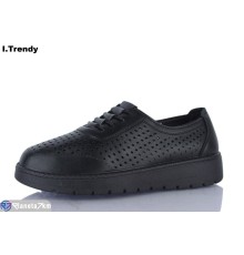 Кросівки жіночі на літо (8 пар р.37-42) чорний  "Trendy"