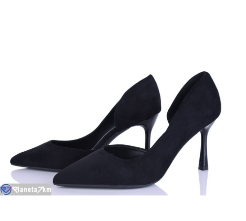 Туфлі жіночі на весну/осінь (6 пар р.36-40) чорний  "LOREDANA"