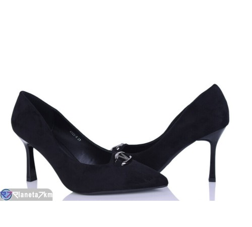 Туфлі жіночі на весну/осінь (6 пар р.36-40) чорний  "LOREDANA"