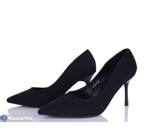 Туфлі жіночі на весну/осінь (6 пар р.36-40) чорний  "LOREDANA"