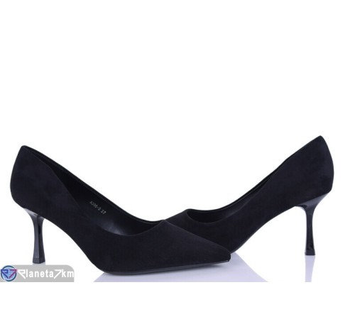 Туфлі жіночі на весну/осінь (6 пар р.36-40) чорний  "LOREDANA"