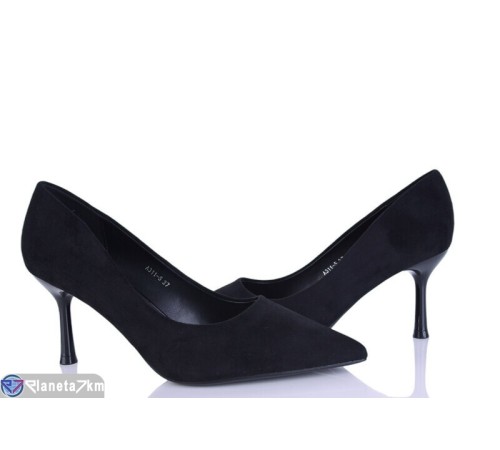 Туфлі жіночі на весну/осінь (6 пар р.36-40) чорний  "LOREDANA"