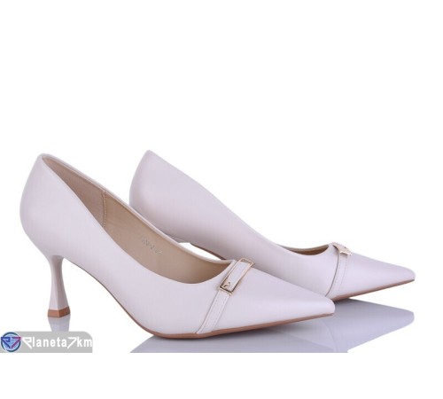 Туфлі жіночі на весну/осінь (6 пар р.36-40) бежевий  "LOREDANA"