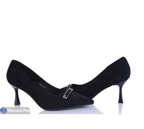 Туфлі жіночі на весну/осінь (6 пар р.36-40) чорний  "LOREDANA"