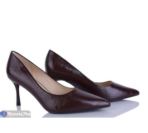 Туфлі жіночі на весну/осінь (6 пар р.36-40) коричневий  "LOREDANA"