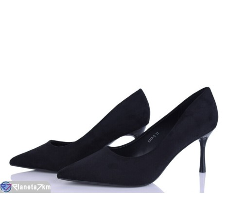 Туфлі жіночі на весну/осінь (6 пар р.36-40) чорний  "LOREDANA"